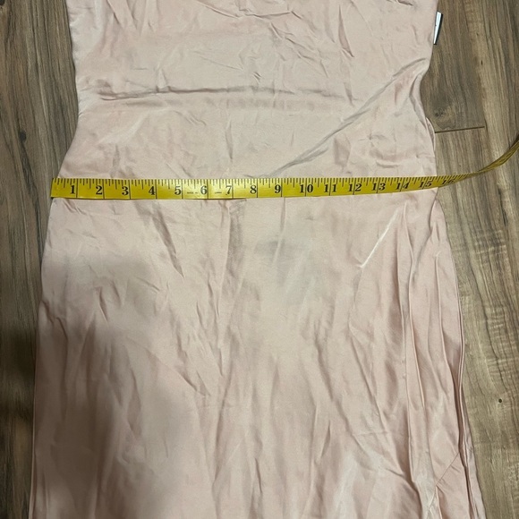 NWT NBD Greer Open Back Maxi Dress Sz S Rose Champagne Satin Bow Gown REVOLVE - Picture 11 of 14